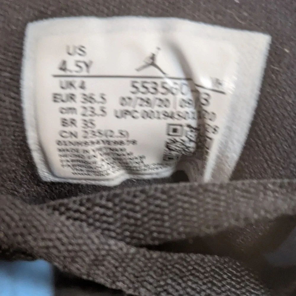 Jordan Air Jordan 1 Low Kid's 4.5Y Blue Black University Blue 553560-403